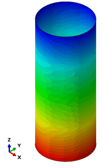 Hydrostatic Pressure in Abaqus
