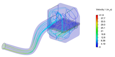 Air Intake Analysis CFD of an air intake