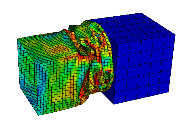 Contact Abaqus vs Solidworks