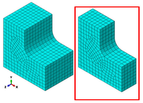 Hexahedral meshing in Abaqus CAE