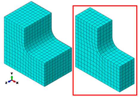 Hexahedral meshing in Abaqus CAE
