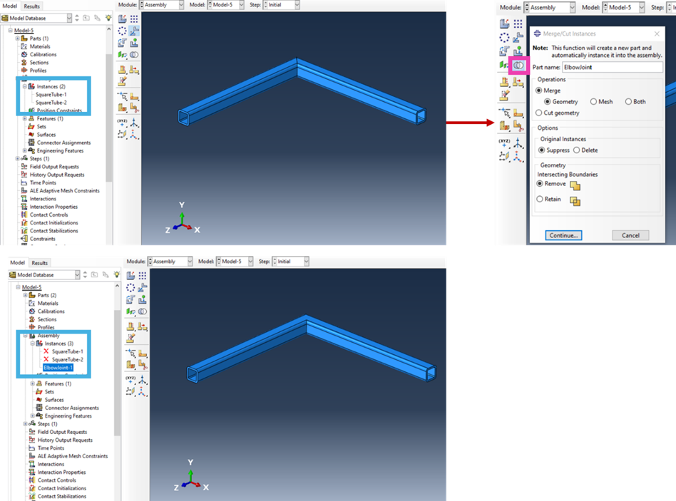 Geometry Cleanup and Meshing in Abaqus CAE