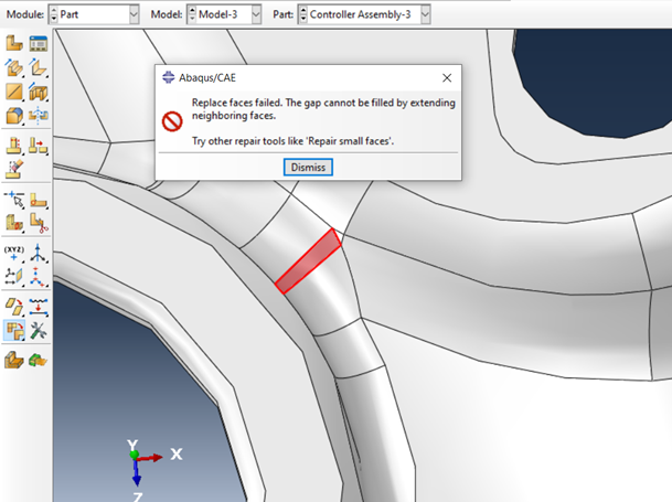 Geometry Cleanup and Meshing in Abaqus CAE