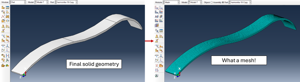 Geometry Cleanup and Meshing in Abaqus CAE