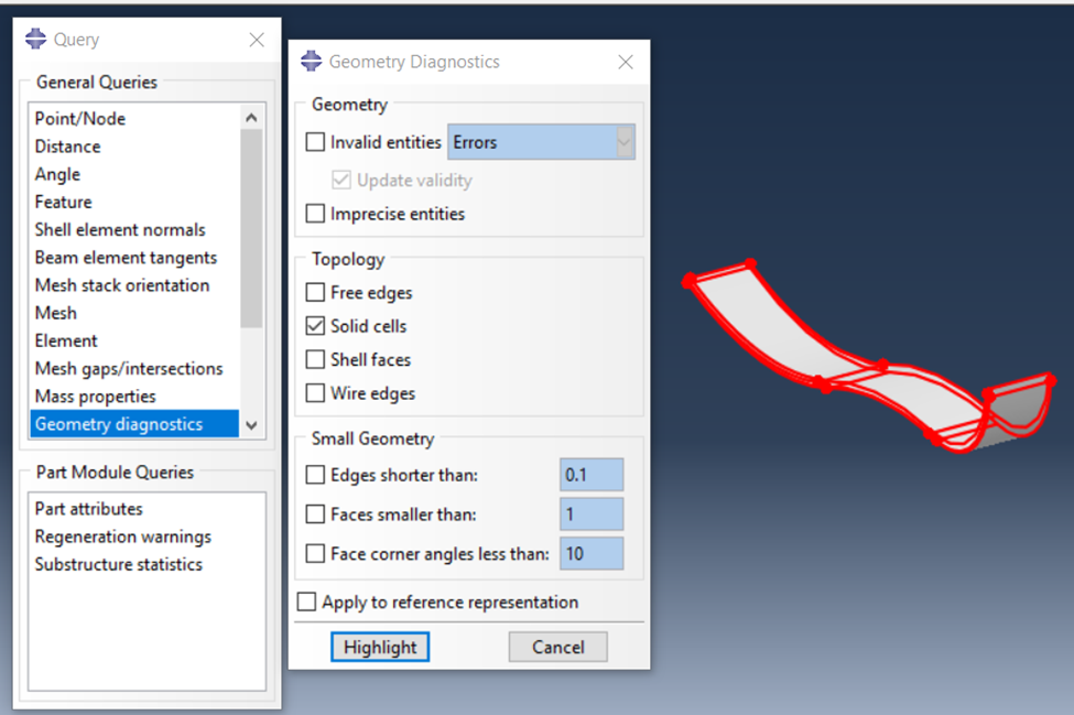 Geometry Cleanup and Meshing in Abaqus CAE