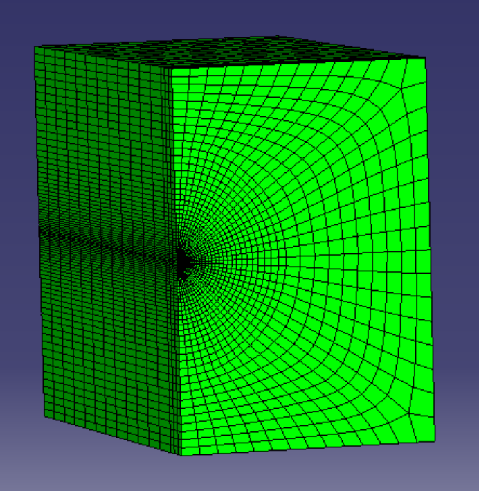 Fracture mechanics in Abaqus